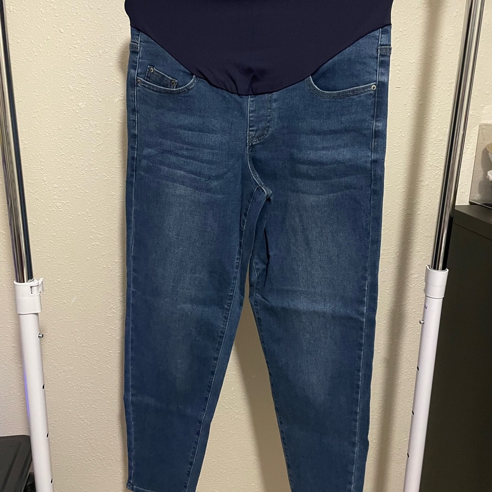 Women's Maternity Blue Jeans